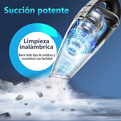 Aspiradora Portátil de Mano para Carro, Hogar u Oficina