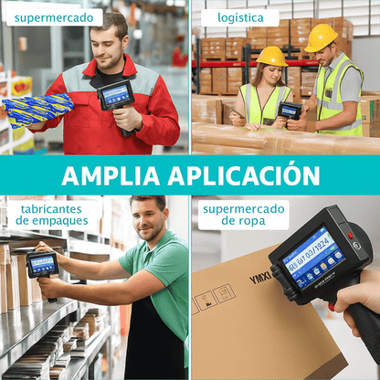 Impresora de Mano Portátil para Codificación, QR, Fecha y Logotipos