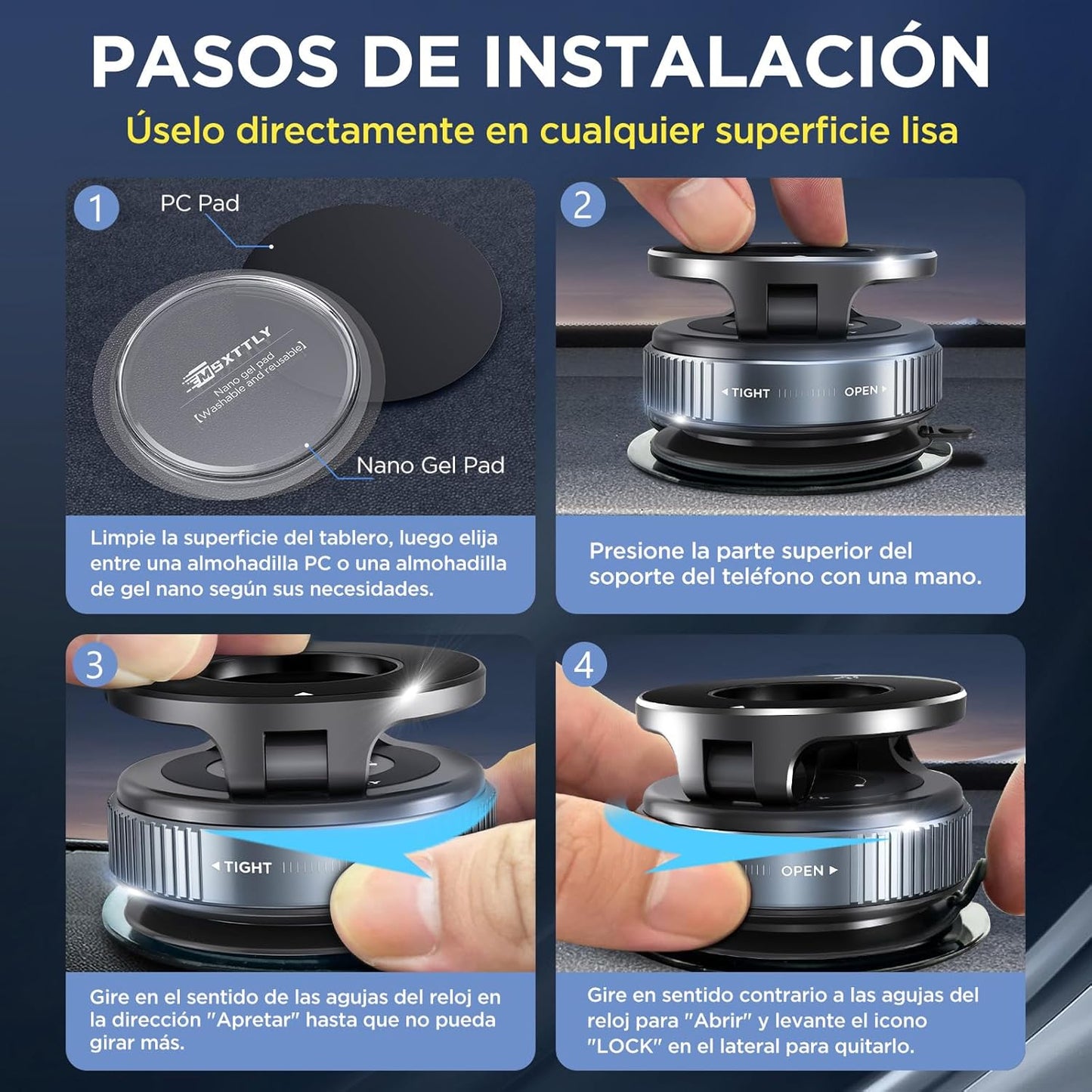 Soporte Magnético para Teléfono de Coche