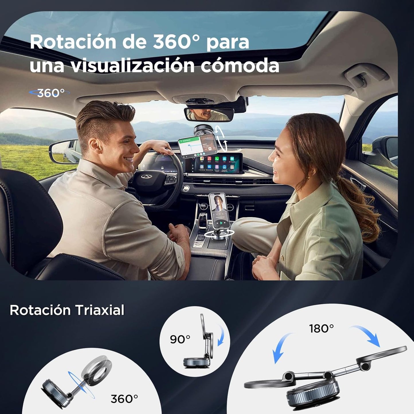 Soporte Magnético para Teléfono de Coche